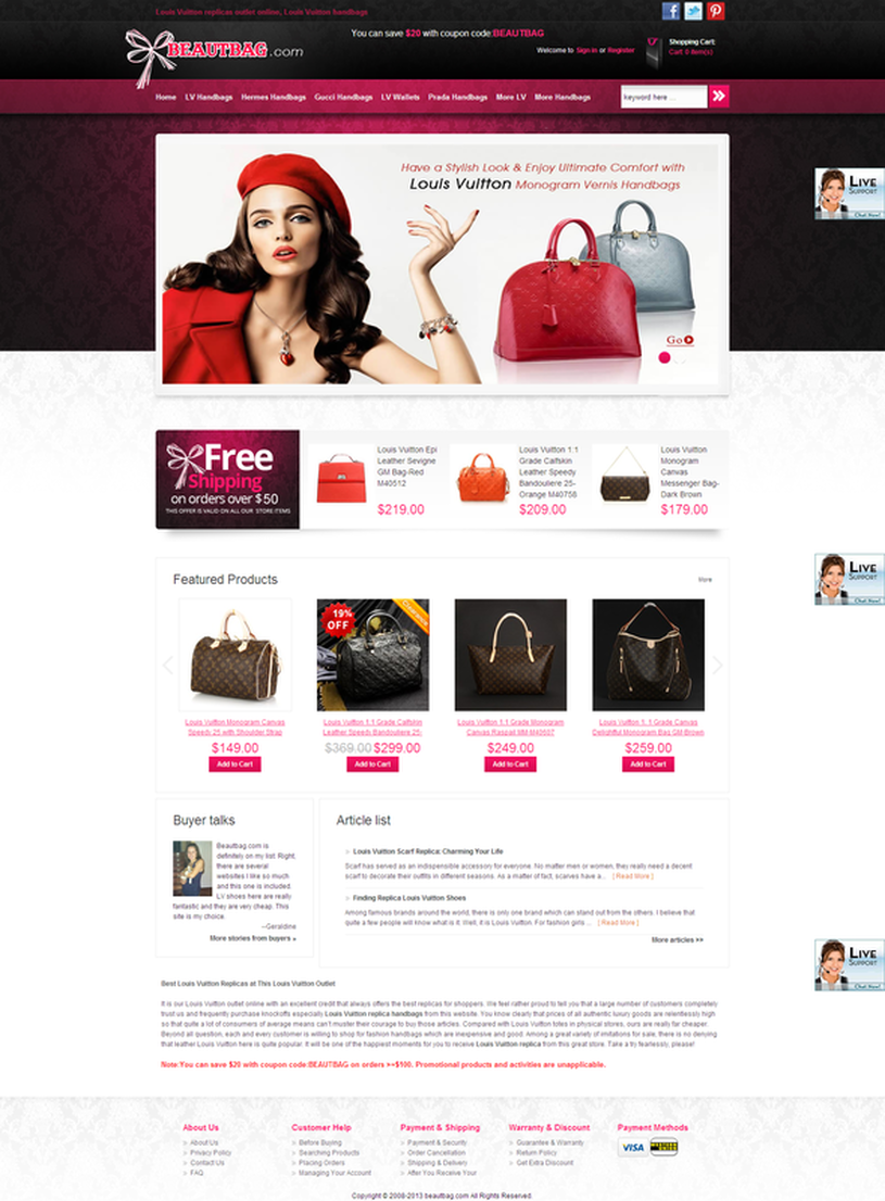 Louis Vuitton Look-alike - Purses for any Style-informed Men and women - Louis Vuitton Look ...